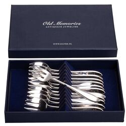 12 zilveren oestervorken Puntfilet uit 1919