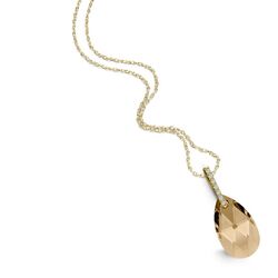 Creoli Carezza vergulde hanger zirkonia MY iMenso