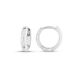 MY iMenso Creoli zilveren oorringen Mezzo Dritto 12 mm 1200680