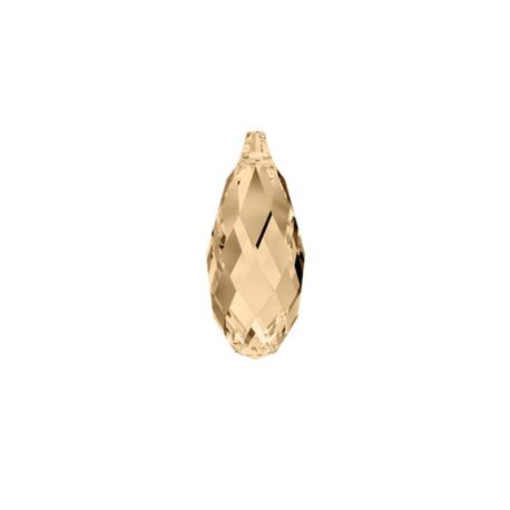 Carezza Briolette single stone Golden Shadow 17 mm MY iMenso