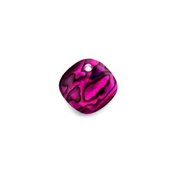 Carezza Quadrati single stone Abalone in purple resin 12 mm MY iMenso
