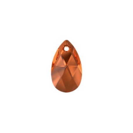 Carezza Pera single stone Smoked Amber 16 mm MY iMenso