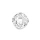 Carezza Quadrati single stone white CZ faceted 12 mm MY iMenso