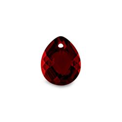 Carezza Goccy single stone Rube Red CZ faceted 15 mm MY iMenso