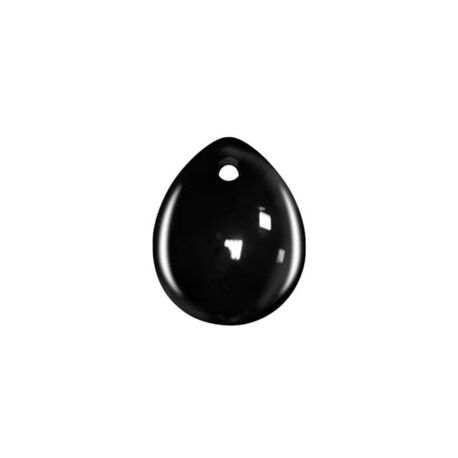 Carezza Goccy single stone Black Agate 15 mm MY iMenso