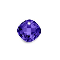 Carezza Quadrati single stone Purple Blue CZ faceted 12 mm MY iMenso