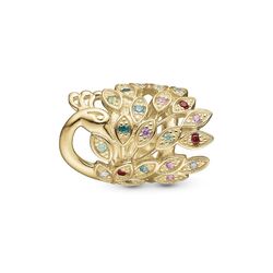 Christina vergulde charm Peacock 630-G250