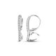 Creoli Carezza earhook zirkonia voor M&L stones