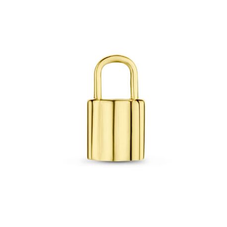 Heel klein gouden hangertje slotje