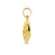 Gouden harthanger gediamanteerd