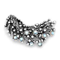 Giovanni Raspini zilveren broche Fireworks