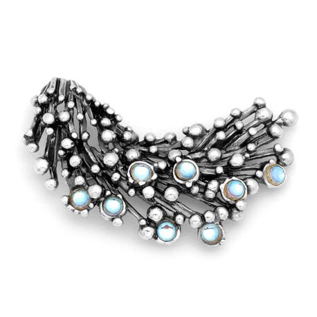 Giovanni Raspini zilveren broche Fireworks