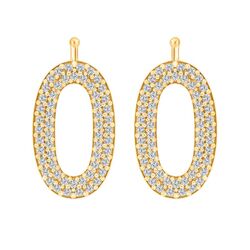 Heide Heinzendorff ovale aanhangers kristal E35