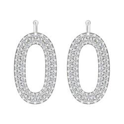 Heide Heinzendorff ovale aanhangers kristal E35