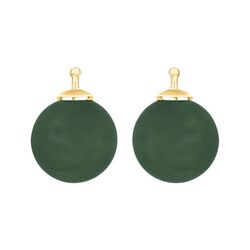 Heide Heinzendorff bol aanhangers donker groen E81 zilver stokje