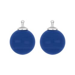 Heide Heinzendorff bol aanhangers donker blauw E81 zilver stokje