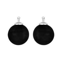 Heide Heinzendorff roséverguld zilveren aanhangers bol zwart E81