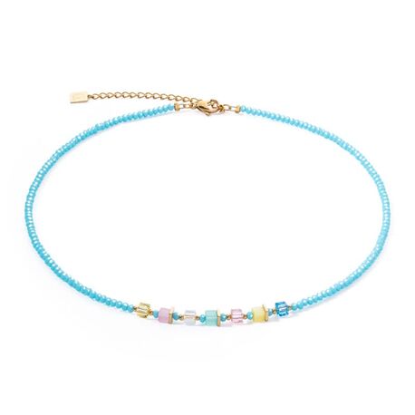 Coeur de Lion collier Joyful Colors turquoise multicolor 4357-10-1506