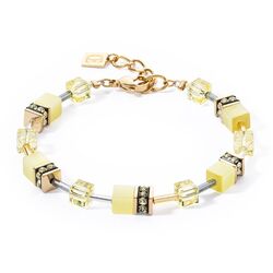 GeoCUBE® Iconic Mono Gold armband geel Coeur de Lion armband 4020-30-0120