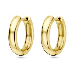 Geelgouden oorringen 19 x 4 mm glanzend
