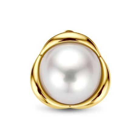 Gouden vierkante hanger groen amethist