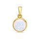 Gouden hanger opaliet