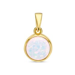 Gouden hanger opaliet