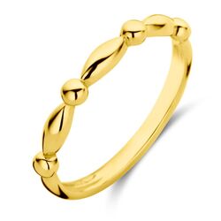 Gouden ring fantasie in half alliance model