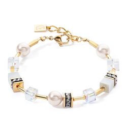 COEUR DE LION armband 4081-30-1416 Iconic Pearl Mix gold white