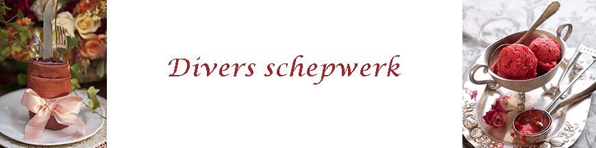Divers zilver schepwerk