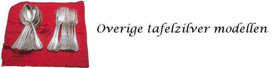 Overige tafelzilver modellen