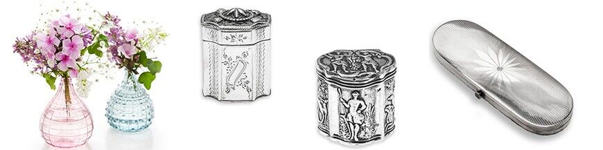 Zilveren tondeldoosjes
