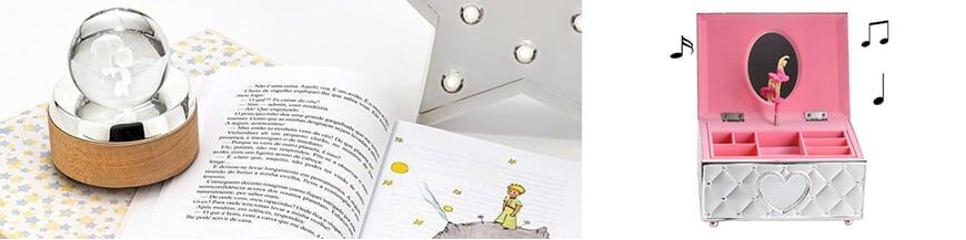 Verzilverde muziekdoosjes