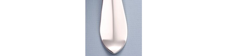 Tafelzilver puntig glad