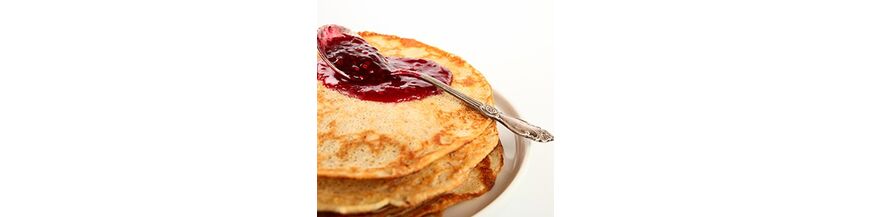 Zilveren jam & roomlepels