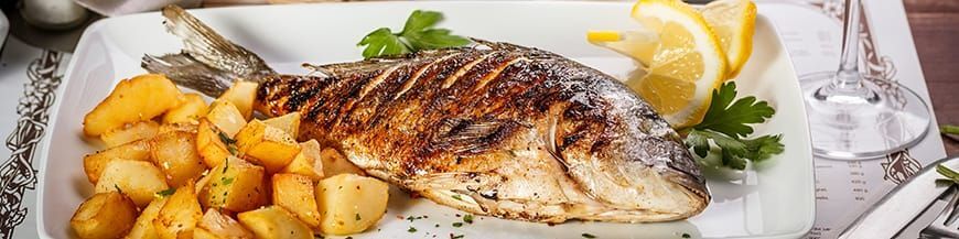 Zilver visbestekken visscheppen