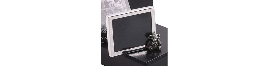 Zilveren kinderfotolijstjes