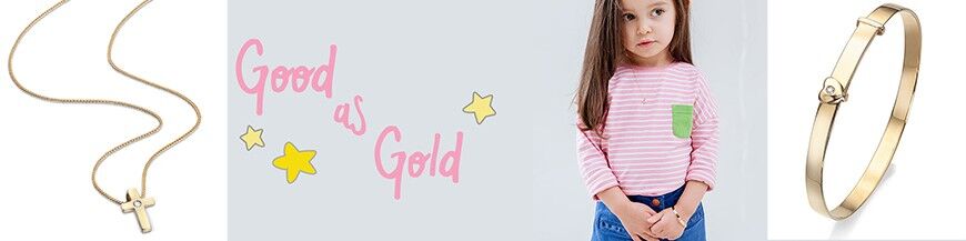 Gouden kindersieraden