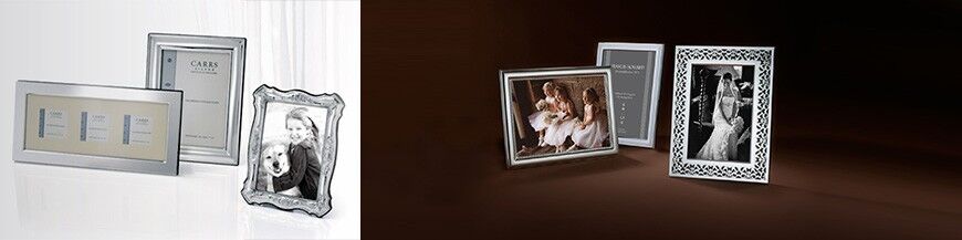 Zilveren fotolijsten