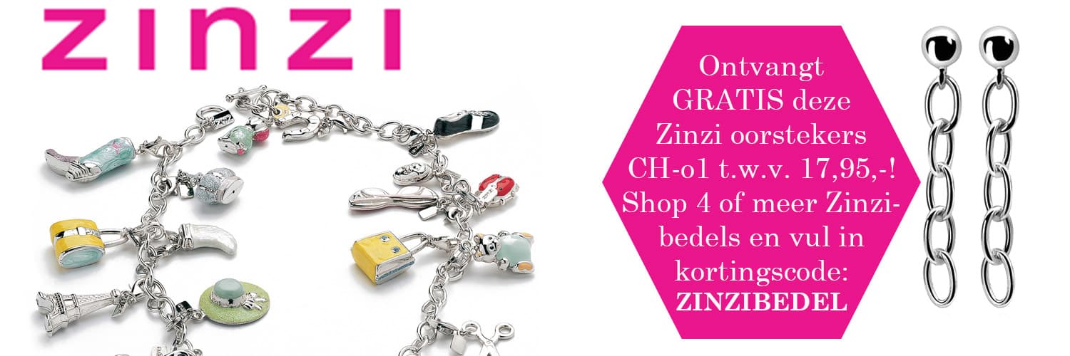 Zinzi bedels vanaf 4 stuks 10% korting bij Zilver.nl