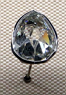 Sancy diamant tentoongesteld in het Louvre te Parijs kennisbank Zilver.nl